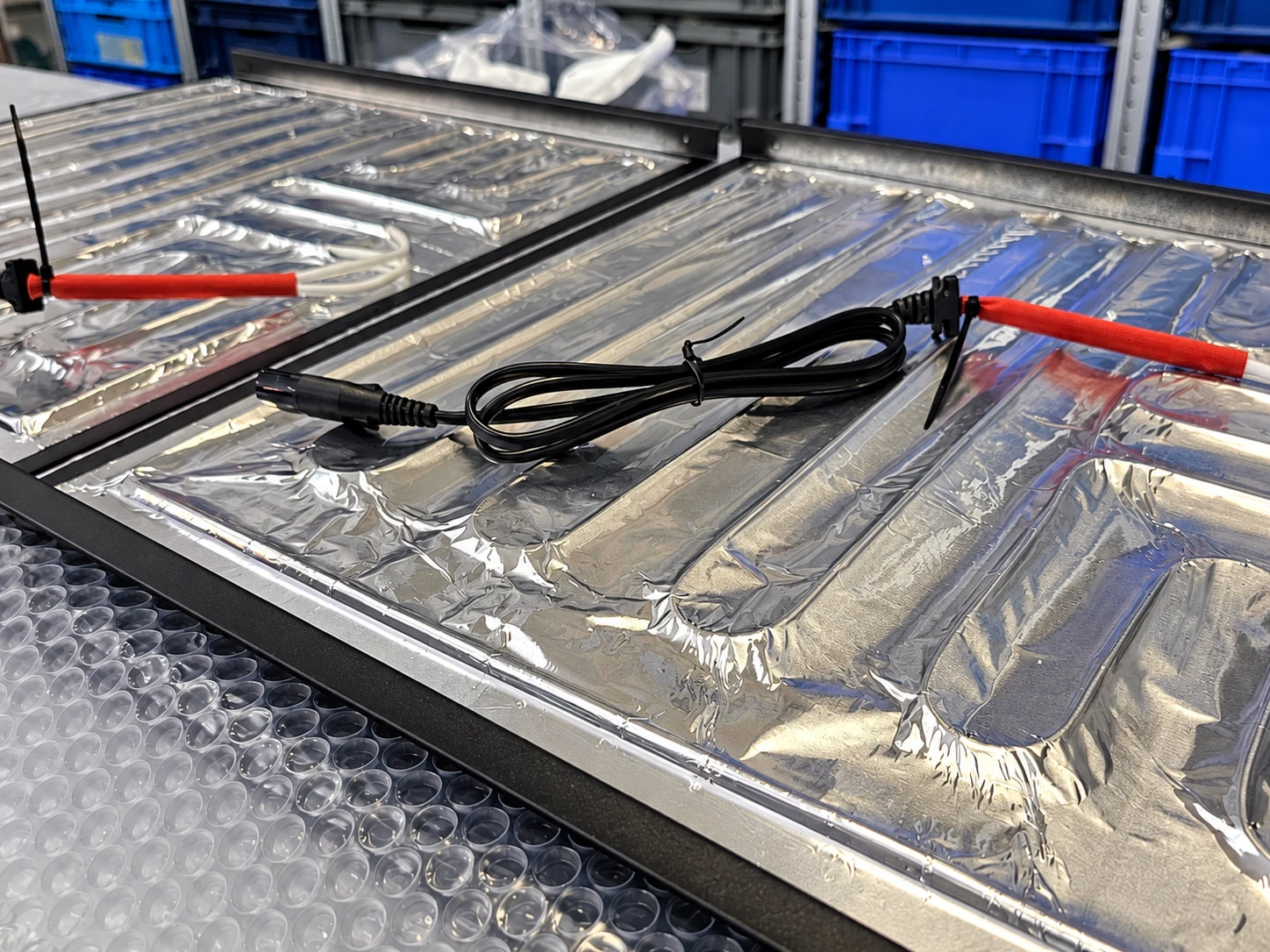 ReptiRad panel during assembly at Alper.